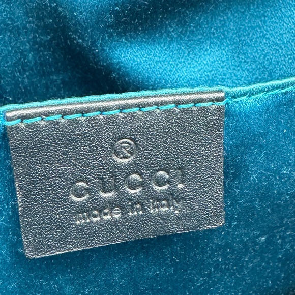 Auth Gucci Ophidia Dome Half Moon Web Cognac Brown Suede Small Crossbody Bag Ex+ - Picture 14 of 16